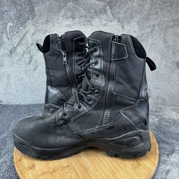 5.11 Tactical ATAC 2.0 8" Waterproof Side Zip Boots Mens Size 10.5 Black - Picture 7 of 11